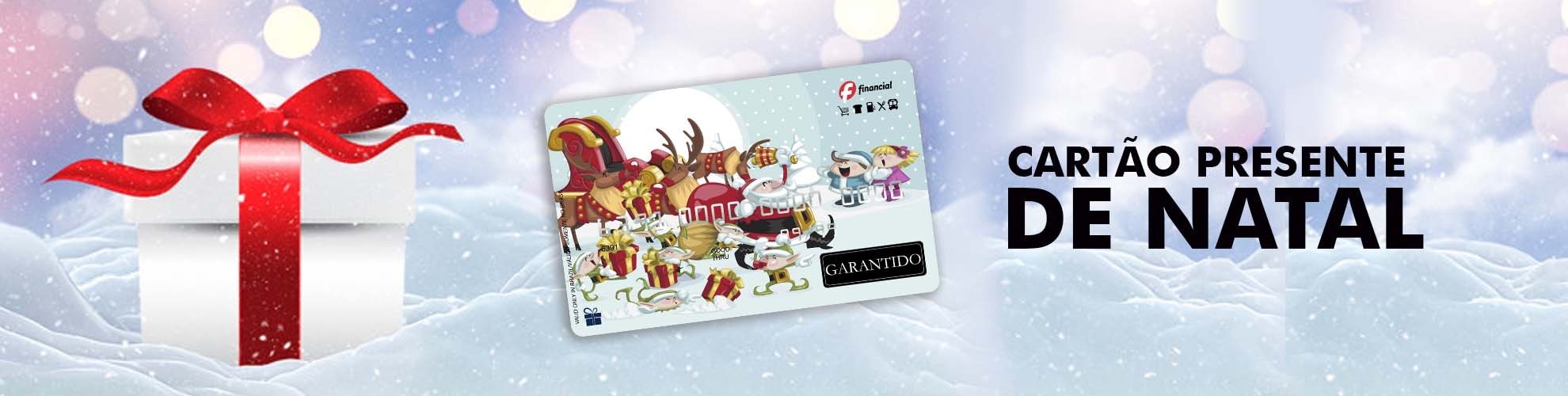 Cartão Presente de Natal Garantido - Pré-pago