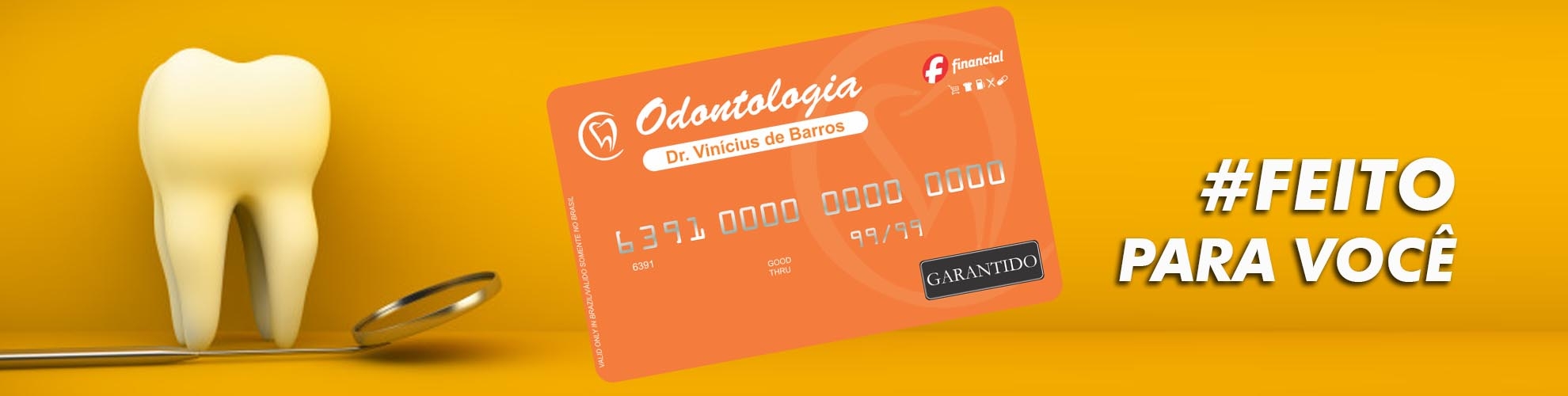 Cartão de Crédito Odontologia Dr. Vinícius